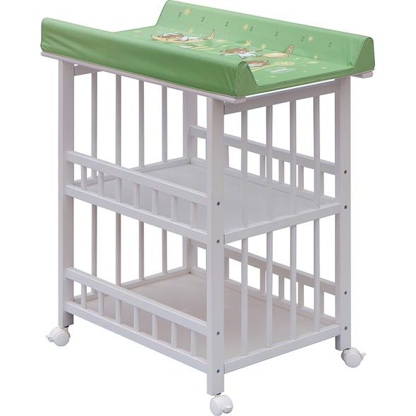 SCARLETT PŘEBALOVACÍ PULT JÁŠ BÍLÝ GALAXY ZELENÉ - PŘEBALOVACÍ PULTY - PŘEBALOVÁNÍ