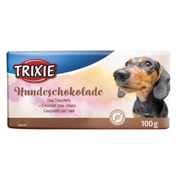 TRIXIE SCHOKO - ČOKOLÁDA S VITAMÍNY HNĚDÁ 100 G - DOPLŇKY STRAVY PRO PSY - CHOVATELSKÉ POTŘEBY MALVÍKZOO