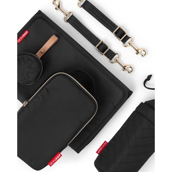 SKIP HOP TAŠKA PŘEBALOVACÍ/BATOH 6V1 SUITE SET BLACK - PŘEBALOVACÍ TAŠKY - KOČÁRKY A PŘÍSLUŠENSTVÍ