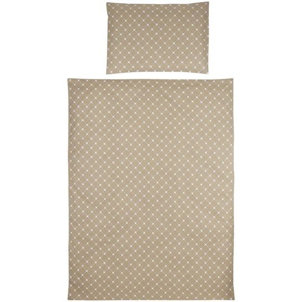 MEYCO POVLEČENÍ 100X135 CM - LOUIS TAUPE - POVLEČENÍ DO POSTÝLKY - SPINKÁNÍ