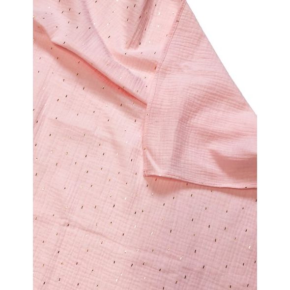 PINKIE VELKÁ PLENA PINKIE MUSLIN LIGHT PINK - LÁTKOVÉ PLENY ALL IN ONE - PŘEBALOVÁNÍ