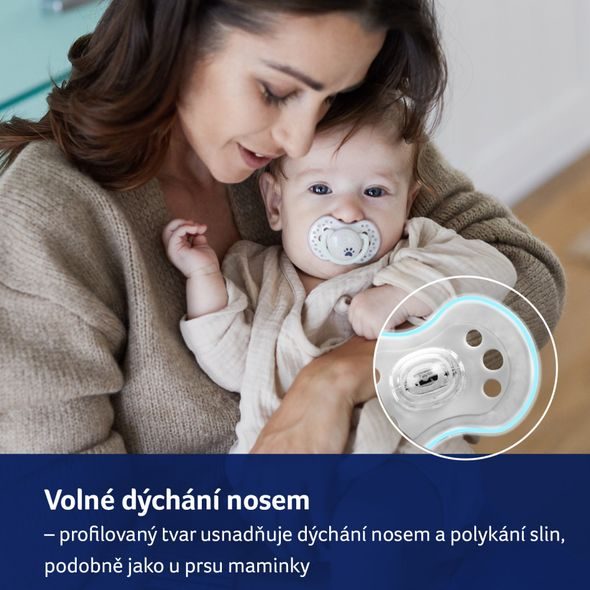 LOVI DUDLÍK SVÍTÍCÍ SILIKONOVÝ DYNAMICKÝ BUDDY BEAR 0-6M 2KS - ŠIDÍTKA A DOPLŇKY - KRMENÍ