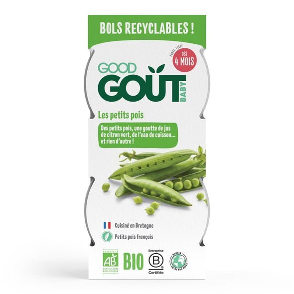 GOOD GOUT BIO HRÁŠKOVÉ PYRÉ (2X120 G) - MASO/ZELENINA - KRMENÍ