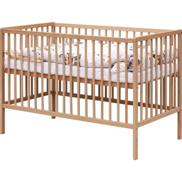 SCARLETT DĚTSKÁ POSTÝLKA S KOMPLETNÍ VÝBAVOU GYTARO 120 X 60 CM - DŘEVĚNÉ POSTÝLKY - SPINKÁNÍ