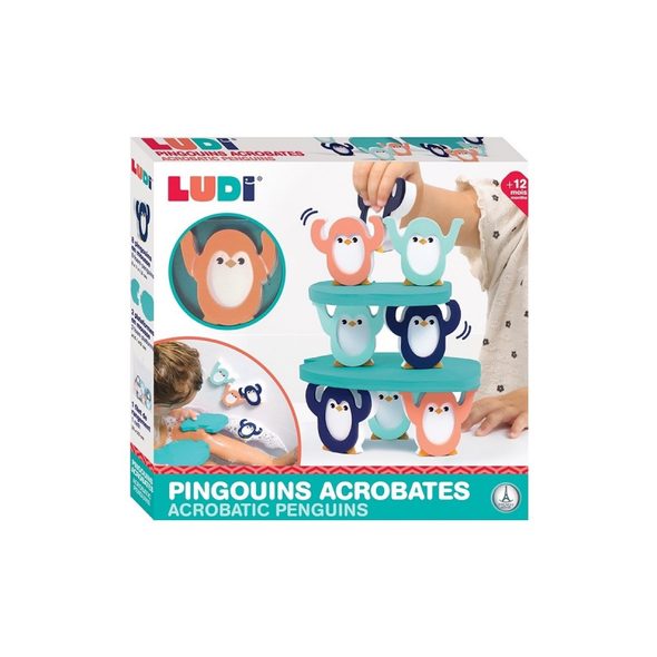 LUDI TUČŇÁCI AKROBATI DO KOUPELE - HRAČKY DO VANY - PRO DĚTI