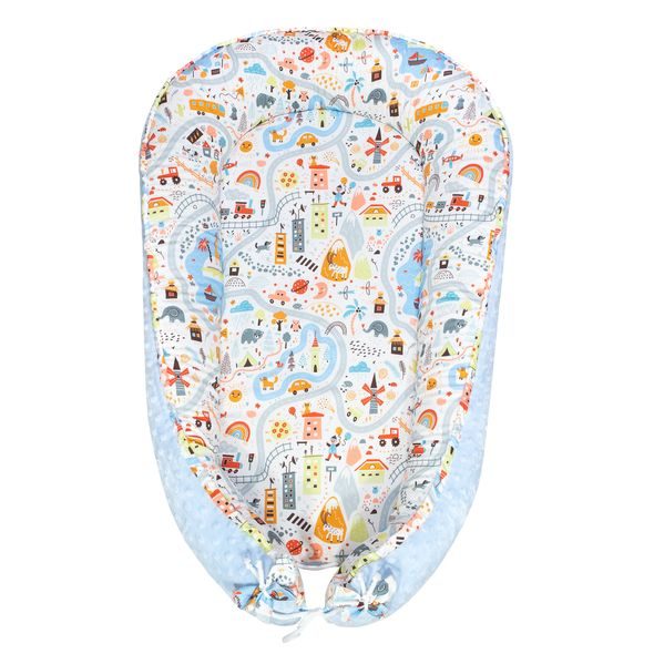 ESITO LUXUSNÍ HNÍZDO MINKY BAMBOO WORLD 100X65CM - HNÍZDEČKA - SPINKÁNÍ