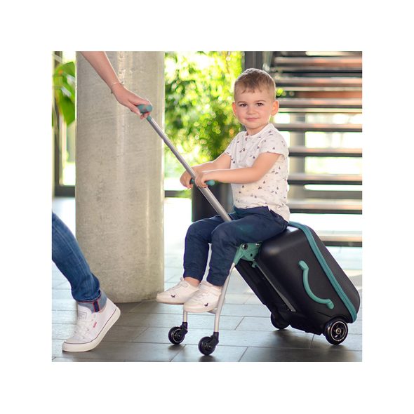 BEABA KUFR NA KOLEČKÁCH SE SEDÁTKEM EAZY GREEN BLUE - BATOHY A TAŠKY - PRO DĚTI