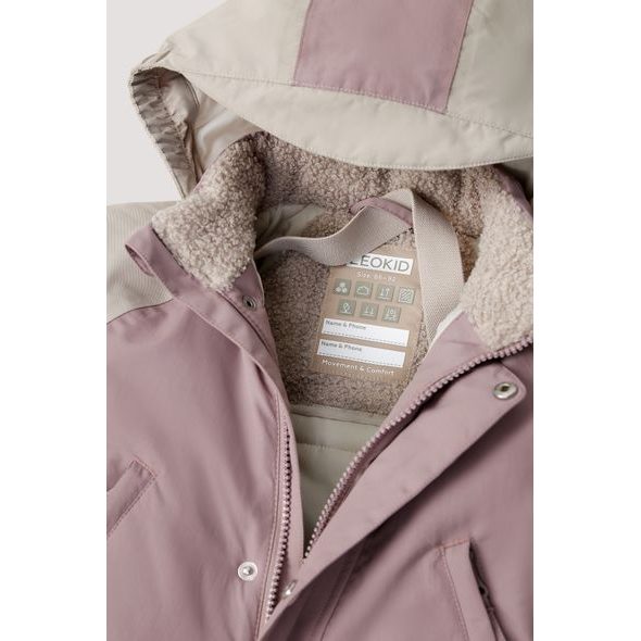 LEOKID ZIMNÍ KOMBINÉZA COLOR BLOCK PINK SLATE VEL. 2 - 3 ROKY (VEL. 92) - ZIMNÍ KOMBINÉZY - PRO DĚTI