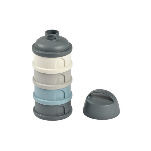 BEABA SADA KELÍMKŮ NA SUŠENÉ MLÉKO / SVAČINU MINERAL GREY / BLUE - KRABIČKY NA SVAČINU - KRMENÍ