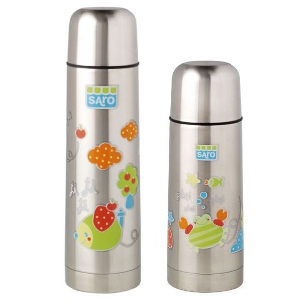 SARO NEREZOVÁ VAKUOVÁ TERMOSKA 350 ML - TERMOOBALY A TERMOSKY - KRMENÍ