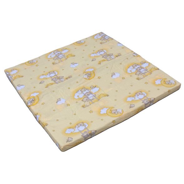 SCARLETT PROSTĚRADLO NA HRACÍ DEKU DO OHRÁDKY KLÁRA 140X130CM BÉŽOVÉ - PŘEBALOVACÍ PODLOŽKY - PŘEBALOVÁNÍ