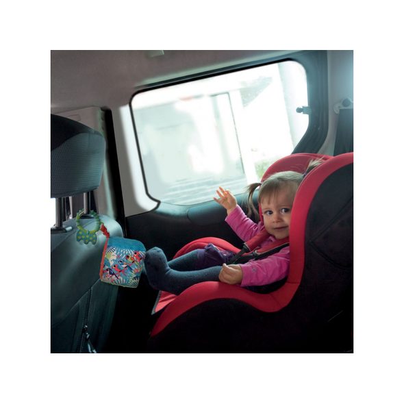 LUDI KOSTKA TEXTILNÍ S AKTIVITAMI JUNGLE - HRAČKY PRO NEJMENŠÍ - PRO DĚTI