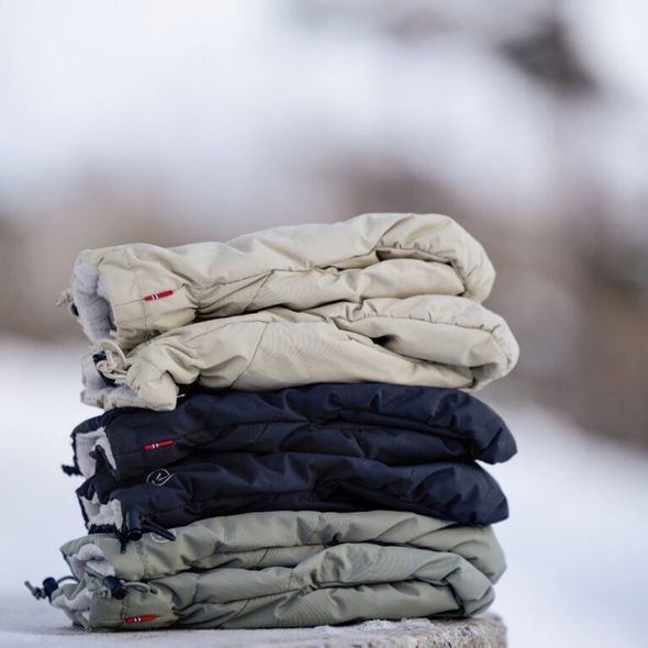 VOKSI STROLLER MITTEN MEADOW GREEN LIGHT GREY - RUKÁVNÍKY NA KOČÁREK - KOČÁRKY A PŘÍSLUŠENSTVÍ