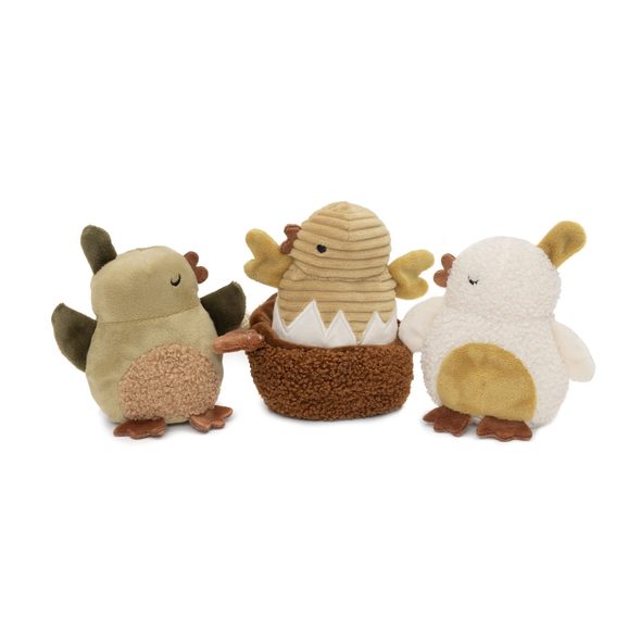 JOLLEIN PTAČÍ BUDKA S PTÁČKY TEXTILNÍ TINY PARK - PLYŠOVÁ ZVÍŘATA - PRO DĚTI