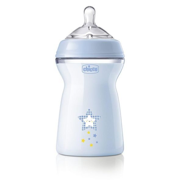 CHICCO LÁHEV KOJENECKÁ NATURAL FEELING 330ML CHLAPEC 6M+ - FLAŠTIČKY HRNČEKY - KRMENÍ