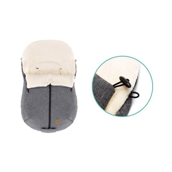 FILLIKID FUSAK ZIMNÍ SELLA GR.0 GREY MELANGE - FUSAKY DO KOČÁRKU - KOČÁRKY A PŘÍSLUŠENSTVÍ