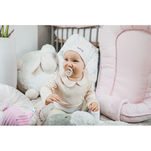 ENIE BABY DĚTSKÁ ČEPICE 1-3M LITTLE LEAVES - ČEPIČKY A KLOBOUČKY - PRO DĚTI