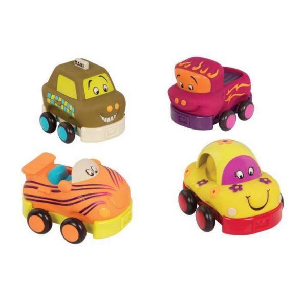 B-TOYS AUTÍČKA NA SETRVAČNÍK WHEEEE-LS! - AUTA - PRO DĚTI