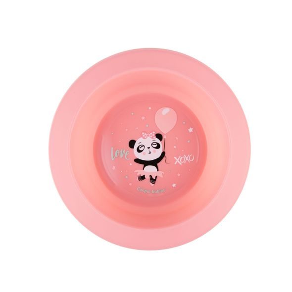 CANPOL BABIES JÍDELNÍ SADA EXOTIC ANIMALS 2KS RŮŽOVÁ - MISKY, TALÍŘKY A PODLOŽKY - KRMENÍ