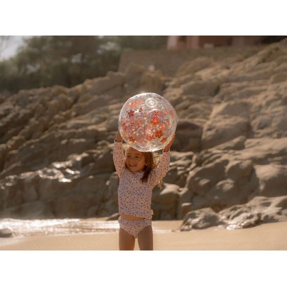 LITTLE DUTCH NAFUKOVACÍ MÍČ 3D PINK FLOWERS - LITTLE DUTCH - PRO DĚTI