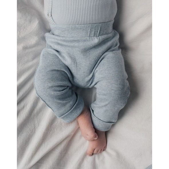 LODGER TEPLÁČKY MELANGE BLUE FOGG VEL. 68 - KALHOTKY A TEPLÁČKY - PRO DĚTI