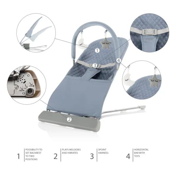 ZOPA LEHAČKA SIESTA - LEHÁTKA A HOUPADLA - SPINKÁNÍ