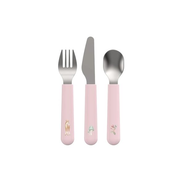 LITTLE DUTCH DĚTSKÝ PŘÍBOR FAIRY GARDEN - LŽIČKY A PŘÍBORY - KRMENÍ