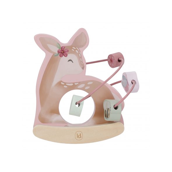 LITTLE DUTCH SRNKA SE SPIRÁLOU DŘEVĚNÁ FAIRY GARDEN - MOTORICKÉ A HRY - PRO DĚTI