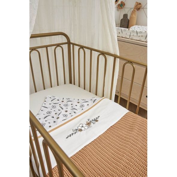 MEYCO PLENKY 3-BALENÍ FLORAL GOTS - LÁTKOVÉ PLENY SKLÁDANÉ - PŘEBALOVÁNÍ