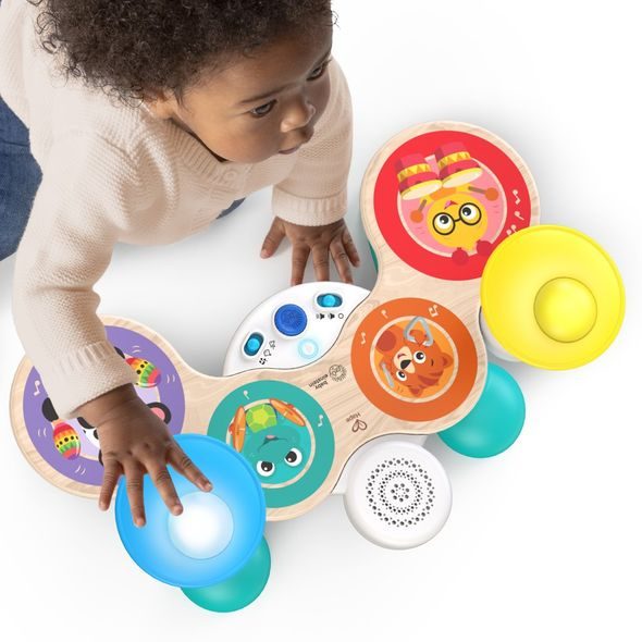 BABY EINSTEIN HRAČKA HUDEBNÍ SET BUBNŮ TOGETHER IN TUNE DRUMS™ CONNECTED MAGIC TOUCH™ HAPE 12M+ - HUDEBNÍ NÁSTROJE - PRO DĚTI