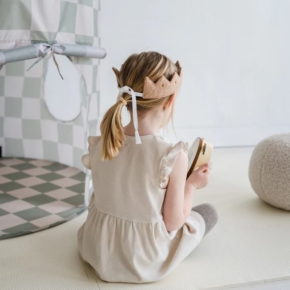 3 SPROUTS DĚTSKÝ STAN RECYCLED CHECKERBOARD/GREEN - UV STANY - PRO DĚTI