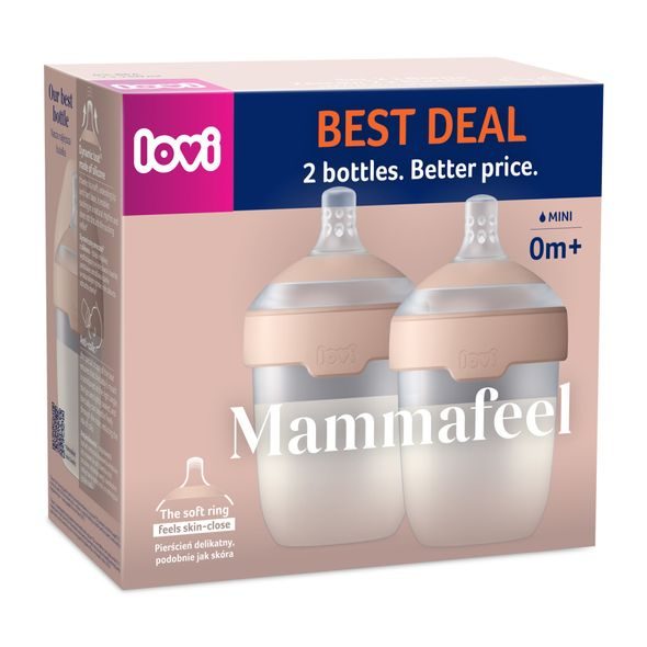 LOVI SET LAHVÍ MAMMAFEEL 150ML 2KS - KOJENECKÉ LAHVE - KRMENÍ