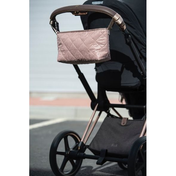 PINKIE ORGANIZÉR SOFT PINK DOTS-MENŠÍ - ORGANIZÉRY A KOŠÍKY - KOČÁRKY A PŘÍSLUŠENSTVÍ