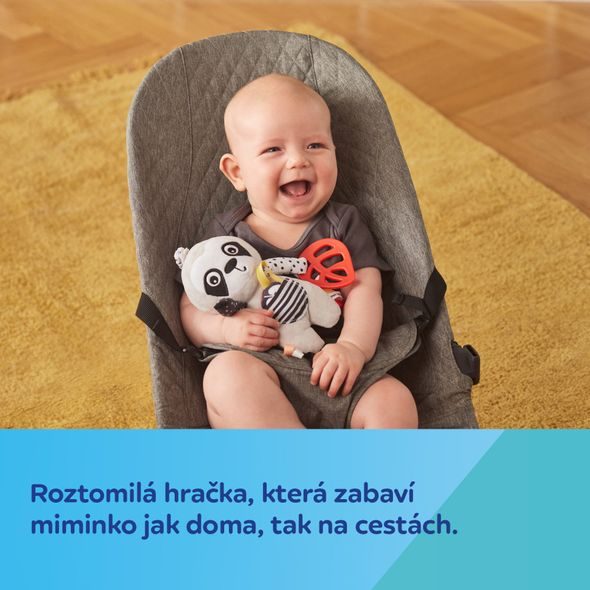 CANPOL BABIES SENZORICKÁ INTERAKTIVNÍ ZÁVĚSNÁ HRAČKA LENOCHOD S KLIPEM BABIESBOO - HRAČKY K ZAVĚŠENÍ - PRO DĚTI