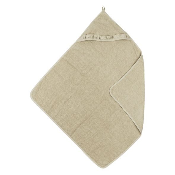MEYCO OSUŠKA S KAPUCÍ RUFFLE 80X80 - SAND - OSUŠKY A DĚTSKÉ ŽUPANY - KOUPÁNÍ A ZDRAVÍ