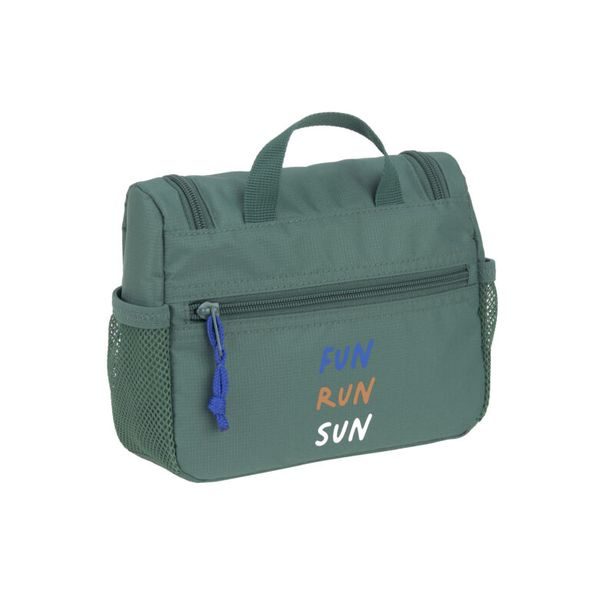 LÄSSIG KIDS MINI WASHBAG LITTLE GANG DARK GREEN - BATOHY A TAŠKY - PRO DĚTI