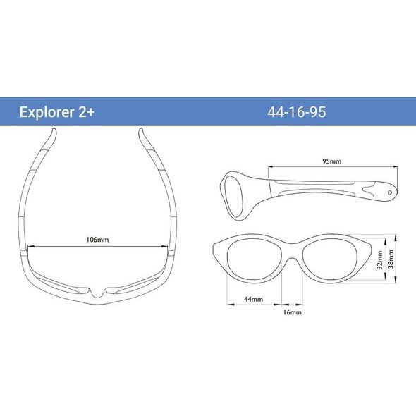 REAL SHADES SLUNEČNÍ BRÝLE EXPLORER 2+ - SLUNEČNÍ BRÝLE - PRO DĚTI