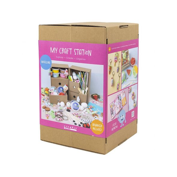 CREATIV COMPANY KREATIVNÍ SADA MAXI BOX SE ZÁSUVKAMI MODELOVÁNÍ - PLASTELÍNY - PRO DĚTI