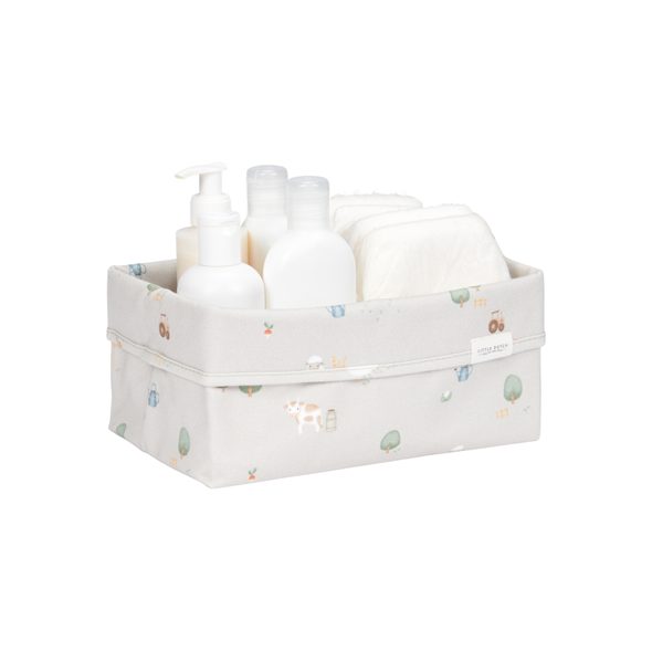 LITTLE DUTCH KOŠÍK TEXTILNÍ VELKÝ FARMA - ORGANIZÉRY NA PŘEBALOVACÍ PULT - PŘEBALOVÁNÍ