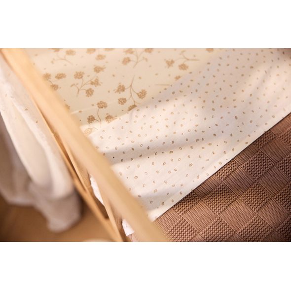 JOLLEIN PROSTĚRADLO NAPÍNACÍ 140/150 X 70/75 CM LEAFY DREAMS - PROSTĚRADLA - SPINKÁNÍ