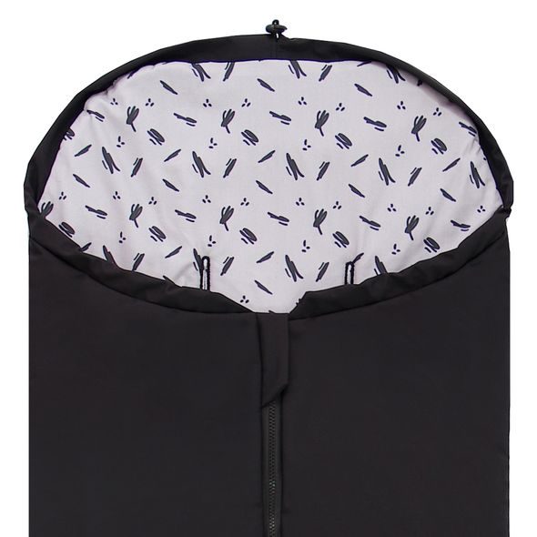 EMITEX FUSAK 2V1 COCOON SOFTSHELL BLACK + CRAZY NOTES - FUSAKY DO KOČÁRKU - KOČÁRKY A PŘÍSLUŠENSTVÍ