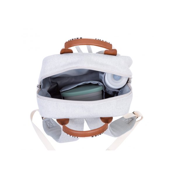 CHILDHOME DĚTSKÝ BATOH MINI CLUB SIGNATURE OFF WHITE - BATOHY A TAŠKY - PRO DĚTI