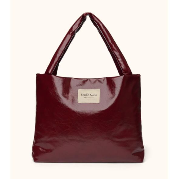 STUDIO NOOS LEATHER MOM BAG BURGUNDY - DOPLŇKY - PRO MAMINKY