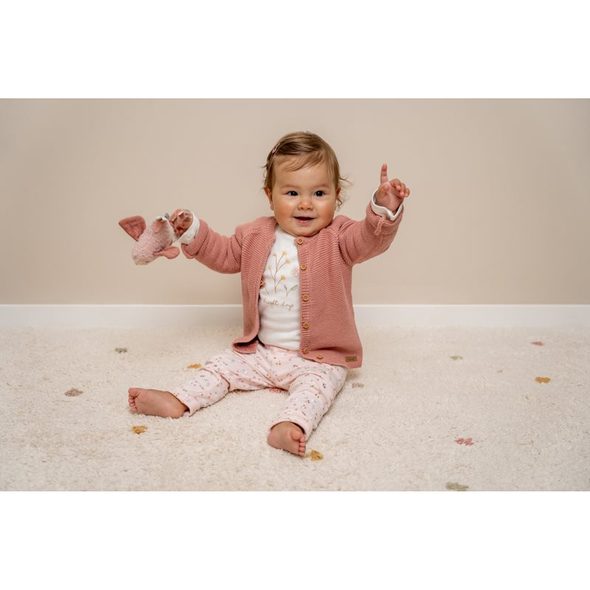 LITTLE DUTCH KARDIGAN PLETENÝ VINTAGE PINK VEL. 68 - KABÁTKY, MIKINKY - PRO DĚTI