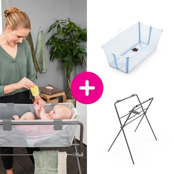STOKKE® FLEXI BATH® SKLÁDACÍ VANIČKA + STOJAN NA VANIČKU - VANIČKY PLASTOVÉ - KOUPÁNÍ A ZDRAVÍ
