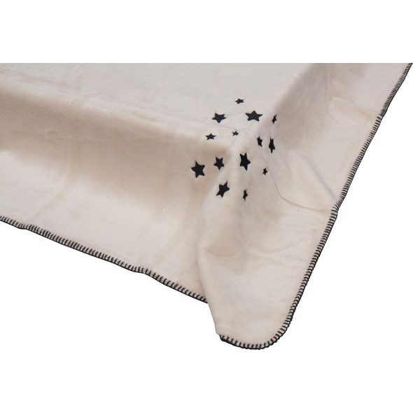 SCARLETT ŠPANĚLSKÁ DEKA 11227 BÉŽOVÁ 110X140CM - DĚTSKÉ DEKY PRO MIMINKA - SPINKÁNÍ