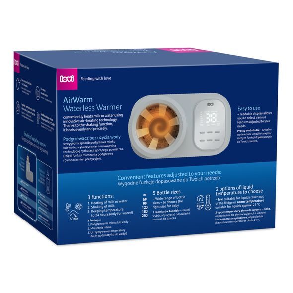 LOVI OHŘÍVAČ LAHVÍ AIRWARM - OHŘÍVAČKY MLÉKA A STRAVY - KRMENÍ