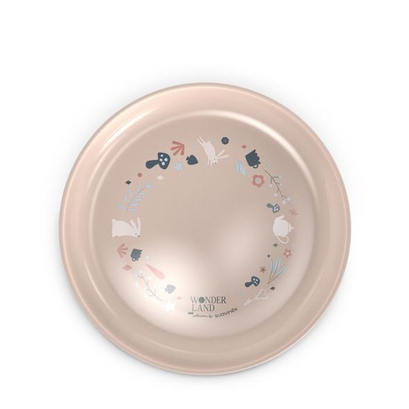 SUAVINEX JÍDELNÍ SET WONDERLAND +6 M - RŮŽOVÝ - MISKY, TALÍŘKY A PODLOŽKY - KRMENÍ