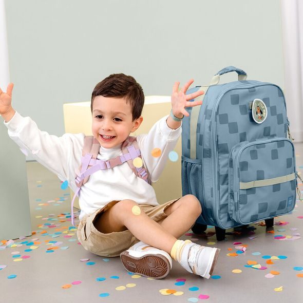 LÄSSIG DĚTSKÝ KUFR PARTY BLUE - BATOHY A TAŠKY - PRO DĚTI