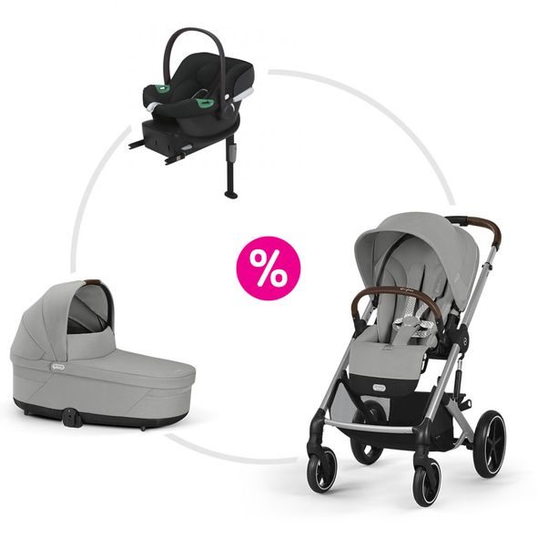 CYBEX SET BALIOS S LUX + KORBA + AUTOSEDAČKA + ZÁKLADNA 2025 - TROJKOMBINACE - KOČÁRKY A PŘÍSLUŠENSTVÍ